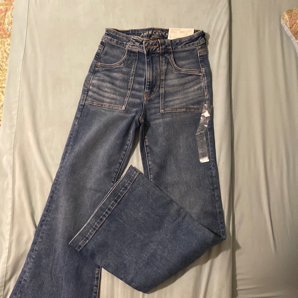 American Eagle super high rise stretch Jeans